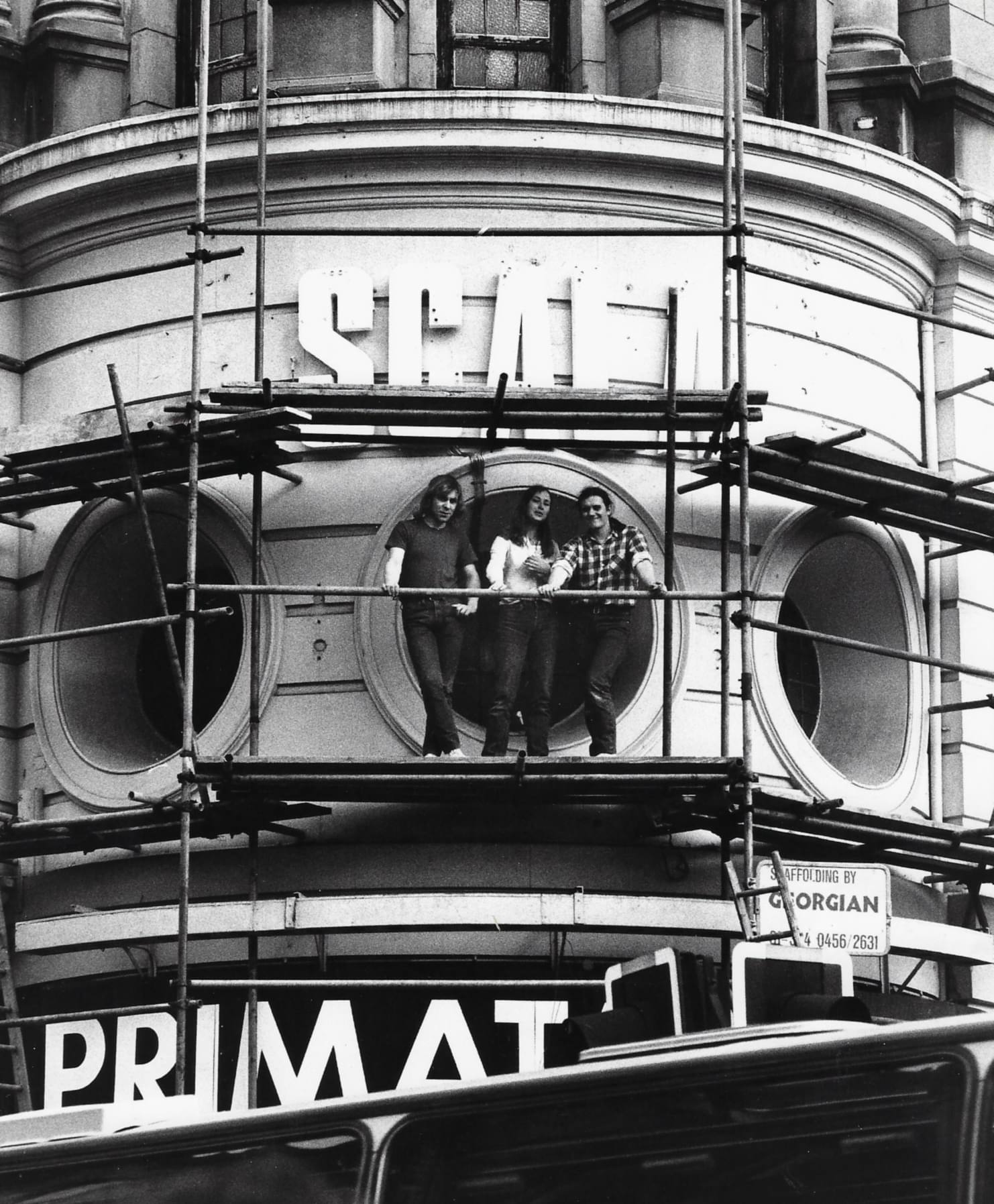 Former Primatarium in King’s Cross becoming the Scala cinema (1981) by David Babsky